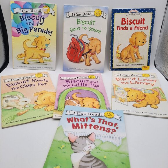 Biscuit Dog & Mittens Cat Beginning Readers Lot of 7 My First Readers - RB007 - Picture 1 of 8